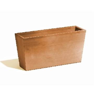 Кашпо Ecopots Paris 80 терракотовый &mdash; Lechu-Za-Kashpo.ru