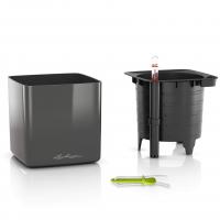 Кашпо Lechuza Cube Glossy 16 белый фото 3 &mdash; Lechu-Za-Kashpo.ru