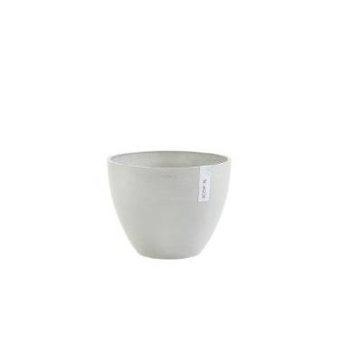 Кашпо Ecopots Antwerp 50 светло-серый &mdash; Lechu-Za-Kashpo.ru
